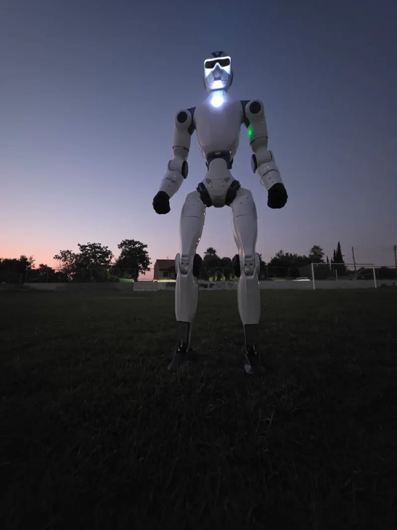 GEM humanoid robot at dusk